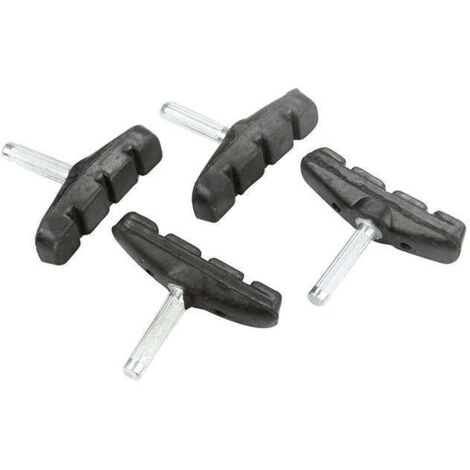 Pattini freni bici per MTB e city bike v-brake quattro pezzi 50mm