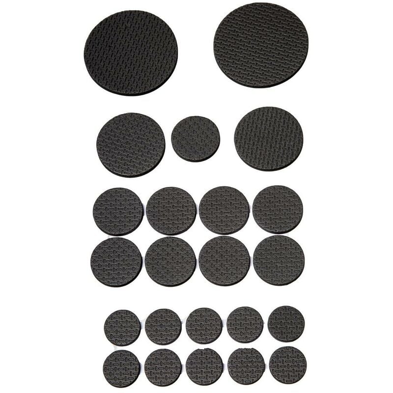 5five - set di 50 cuscinetti di protezione neri