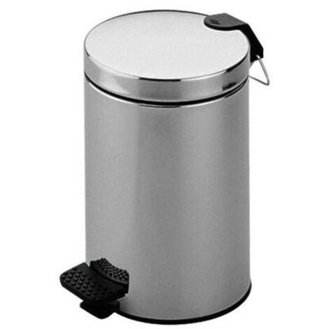 Pattumiera 12 l argento anodizzato KEUCO