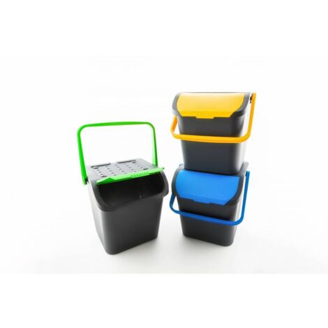 PATTUMIERA  28 L ECOLOGIC SOVRAPPONIBILE KIT 3 PZ