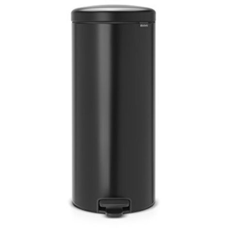 Pattumiera a pedale Brabantia NewIcon 30L nero opaco