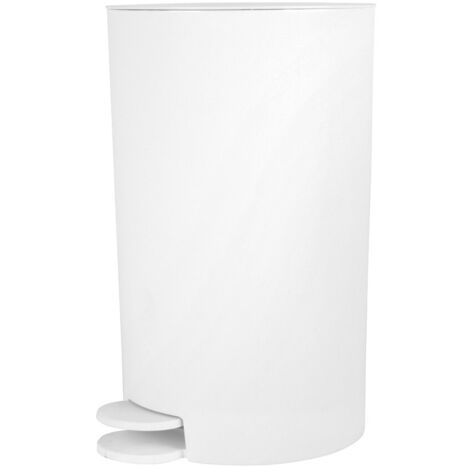 Pattumiera bagno 3 Lt bianco con apertura a pedale Orbix