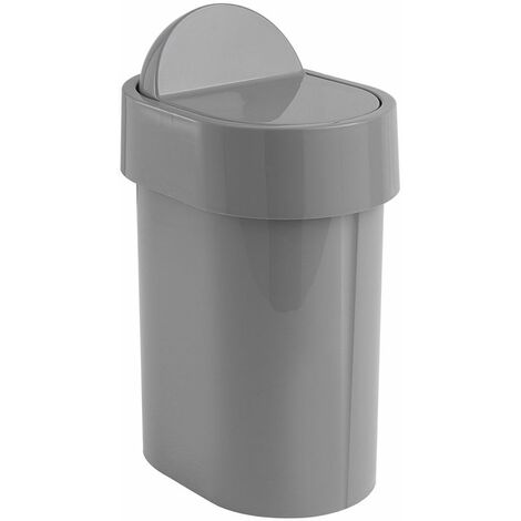 Pattumiera Bagno Da 4,8 Litri Grigio In Propylux  Iris