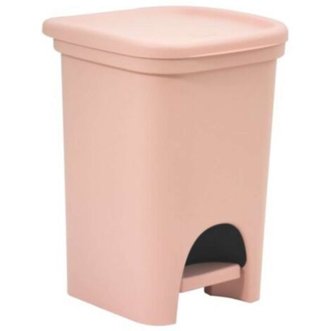 Pattumiera Bidone Cestino da Bagno Colors 18 litri Cipria