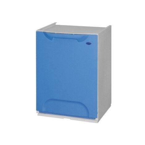 Pattumiera/Cassonetto modulo componibile per Raccolta Differenziata Ecologico Color - Blu