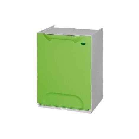 Pattumiera/Cassonetto modulo componibile per Raccolta Differenziata Ecologico Color - Verde