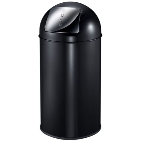 Pattumiera con Coperchio a Pressione 40 L Nera EKO