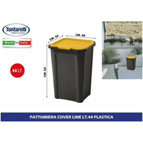 Tontarelli Pattumiera Pedale Trellis 16 Litri Verde