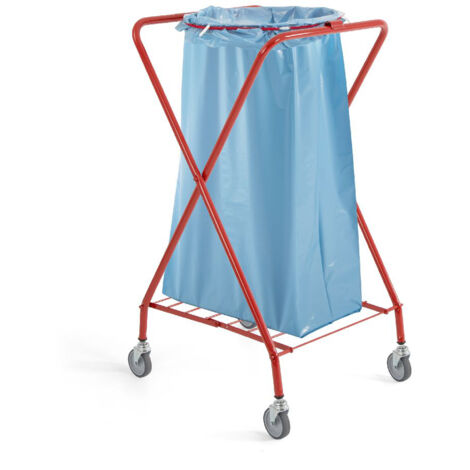 Pattumiera Dust rossa da 120 Lt.