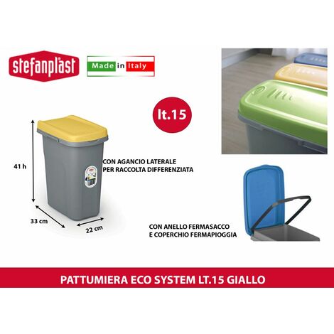 STEFANPLAST Home Eco System 15lt Giallo