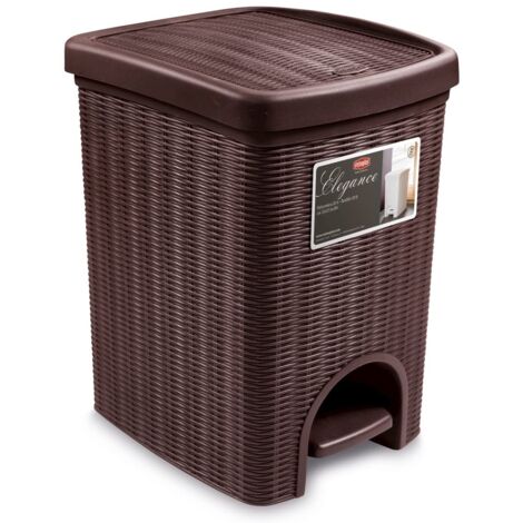 Pattumiera Elegance Moka             L 20 Stefanpl