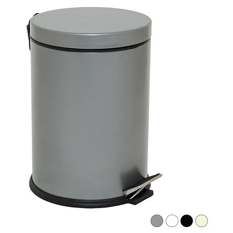 Pattumiera Junior 4,8 Litri Gedy - Coperchio Basculante Beige Made In Italy