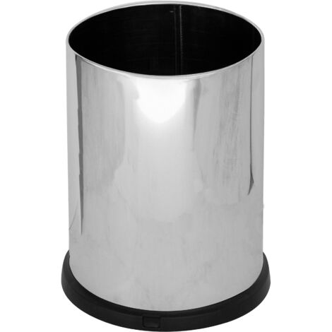 Pattumiera Gettacarte Ø25xh34 cm da Interno In Acciaio Inox