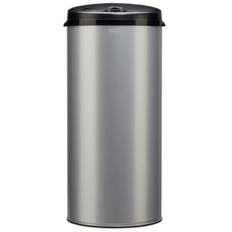 Pattumiera in metallo grigio da 45 litri - 93612 - rossignol