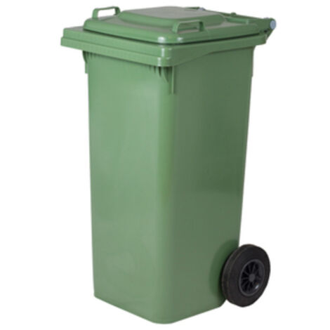 PATTUMIERA LT.240 CON RUOTE VERDE I.C.S.