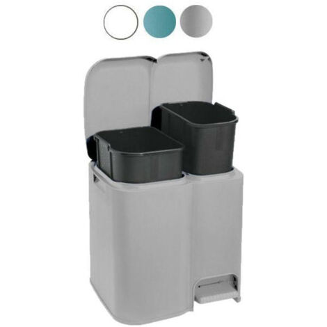 Pattumiera Patty per Differenziata 2 Posti colore Blu Delfino