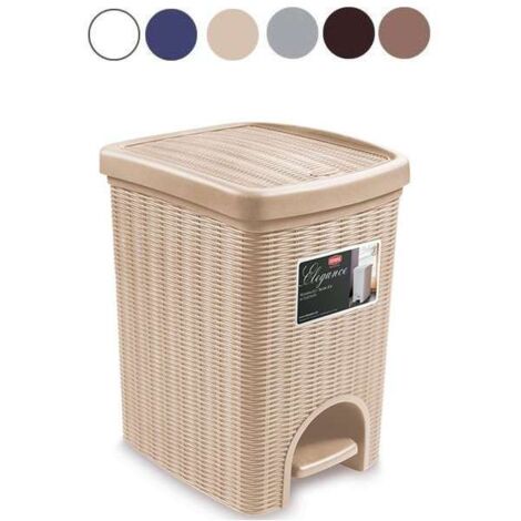 Pattumiera Pedale Elegance Cashmere L 20 Stefanplast