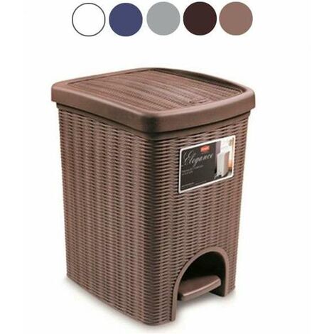 Pattumiera Pedale Elegance Grigio L 20 Stefanpl