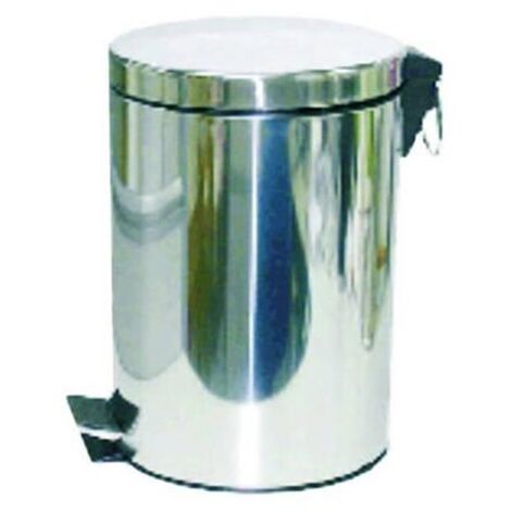 Pattumiera Pedale Inox L 30 Ladydoc 08823