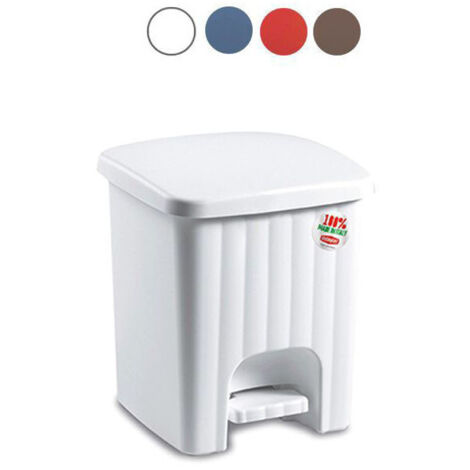 Mini Pattumiera In Plastica Con Coperchio, 14,5 X 16,4 Cm, Colore Rosa - Per Ufficio, Camera Da Letto O Scrivania