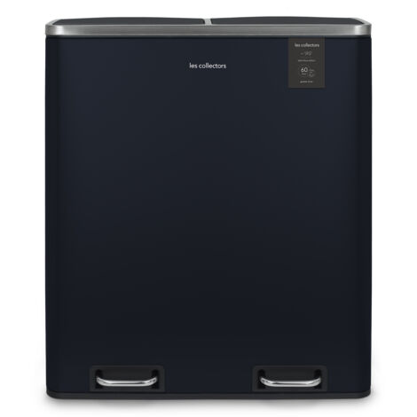 Pattumiera per differenziata 2x30L blu
