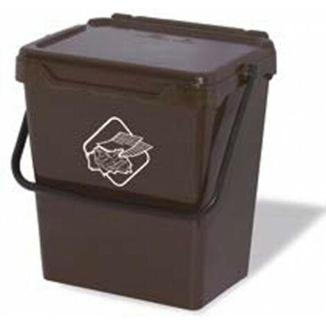 PATTUMIERA PER DIFFERENZIATA 30LT MARRONE