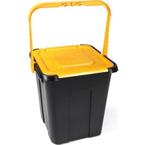 PATTUMIERA PER DIFFERENZIATA CUBE 20LT GIALLO