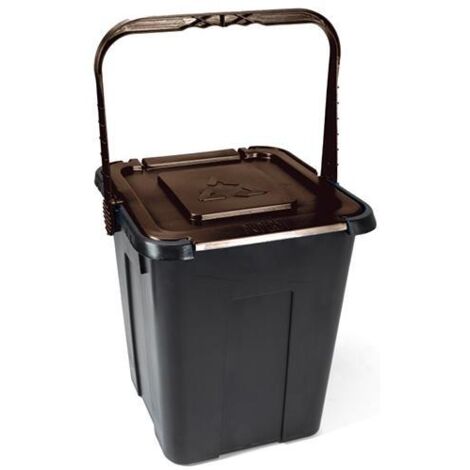 PATTUMIERA PER DIFFERENZIATA CUBE 20LT MARRONE