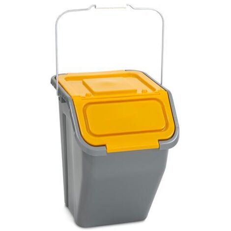 PATTUMIERA PER DIFFERENZIATA TORRE 23LT GIALLO