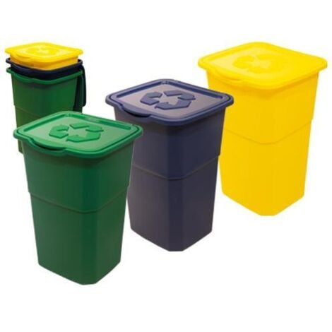 PATTUMIERA PER LA RACCOLTA DIFFERENZIATA SET PEZZI 3 IMMONDIZIA RIFIUTI SPAZZATU