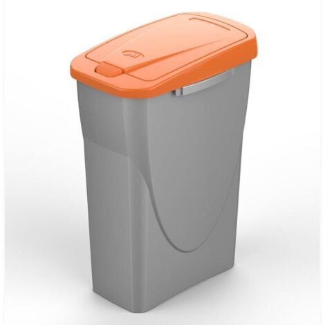 PATTUMIERA per RACCOLTA DIFFERENZIATA Colore ARANCIO 15 Litri ECOBIN 22x31x42 cm 15 Litri Colore Arancio