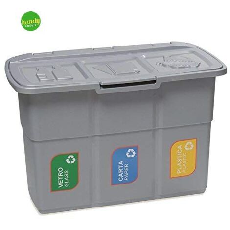 PATTUMIERA PLASTMECCANICA ECOPAT GRIGIO 50 X 75 X 37 CM