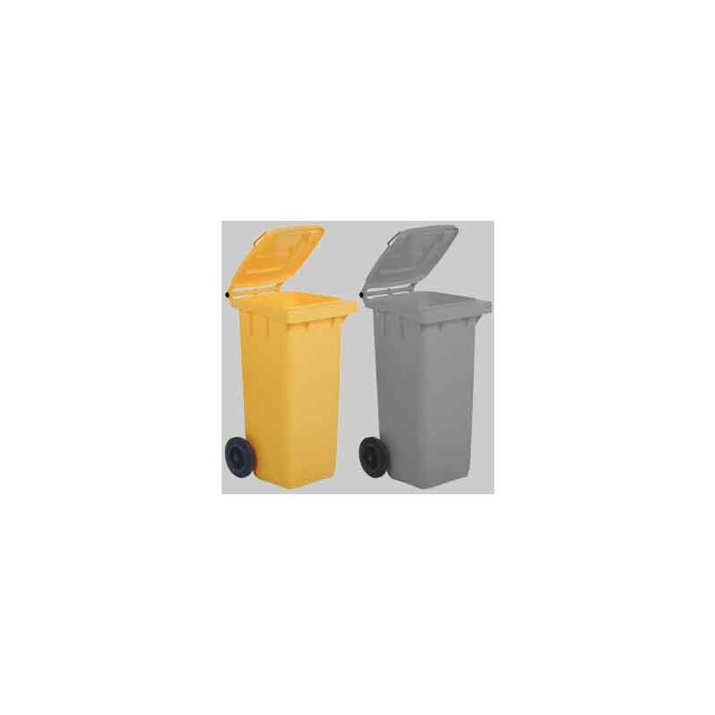 Mobil Plastic Bidone Raccolta Differenziata Carrellato 120lt Bianco...