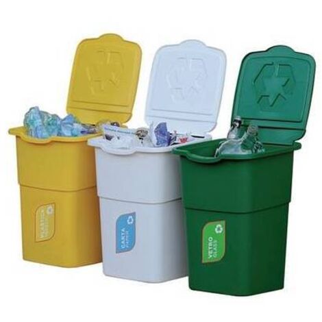 PATTUMIERA RACCOLTA DIFFERENZIATA SET 3 PZ. - FF