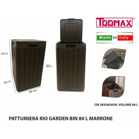 Pattumiera marrone