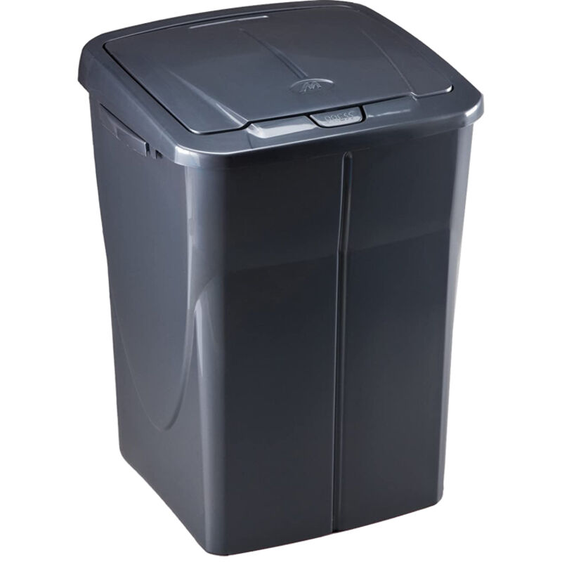 Pattumiera Differenziata Per Anta 13 Litri In Plastica Emuca Grigia