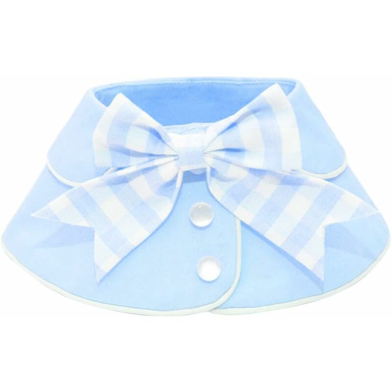 

Abcrital - Pañuelos para perros y mascotas, baberos ajustables, bufanda triangular a cuadros, bufanda cuadrada, baberos lavables para perros y gatos