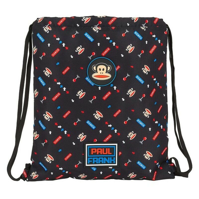 

Bolsa Mochila con Cuerdas Retro Gamer Negro - Paul Frank