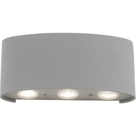 PAUL NEUHAUS LED-Wandleuchte 9488-21 silber, 4,8 W, 720 lm, 3000 K, IP54