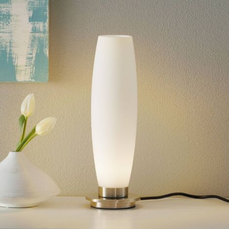 Paul Neuhaus Tyra Lampe de table en acier 1xG9 à intensité variable