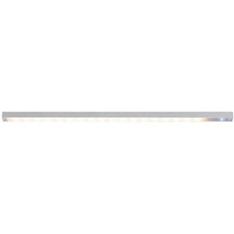 PAULAMNN - BARRA RETTANGOLARE LUMINOSA TOUCH A SOFFITTO JETLINE-  6,2W LED/  230V/12V - ALLUMINIO OPACO E PLASTICA