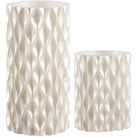 Pauleen Cosy Pearl Candle 48119 cera con batteria e funzione timer 6H set di 2 candele a LED 0.4 W, Pendant light