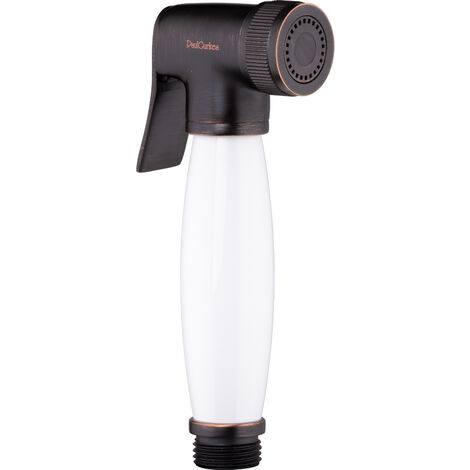 PaulGurkes Bidet Spraybrause schwarz Nostalgie retro Keramik