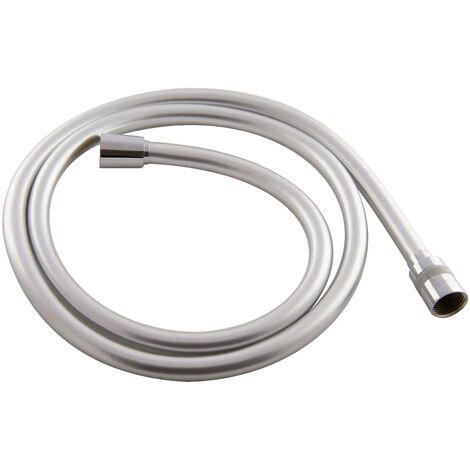 PaulGurkes Brauseschlauch Drehkonus 150cm Duschschlauch silber Kunststoff 1,5m
