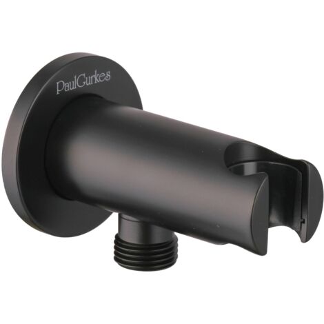 PaulGurkes Colonne murale avec support noir mat Série NOX