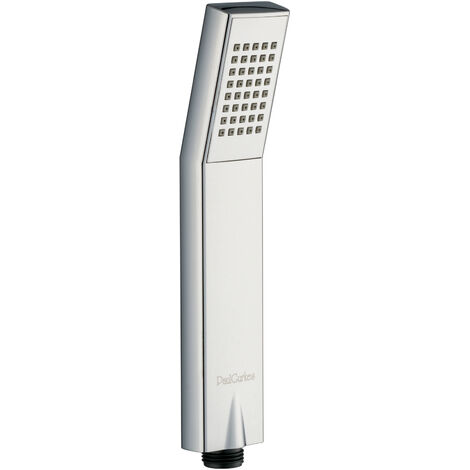 PaulGurkes Design Handbrause Duschkopf flach aus ABS verchromt