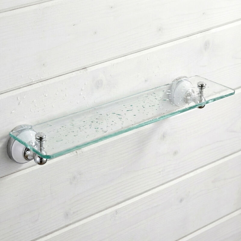 PaulGurkes Étagère de Salle de Bain Rétro en Verre