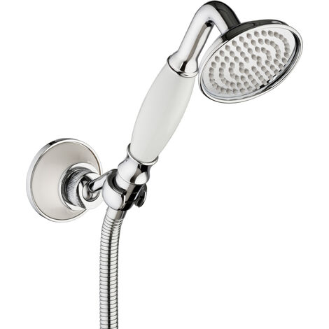 PaulGurkes Retro Handbrausenset Nostalgie Handbrause Brausehalter Duschschlauch