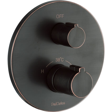 PaulGurkes Thermostat 1-3 Verbraucher Retro Schwarz Nostalgie