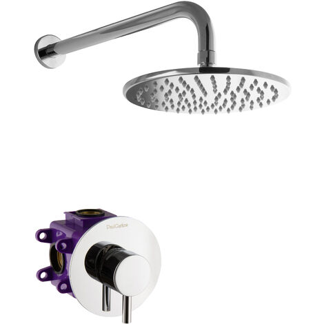 PaulGurkes Unterputz Dusche Set Komplett Regendusche Sportdusche Ohne Brause